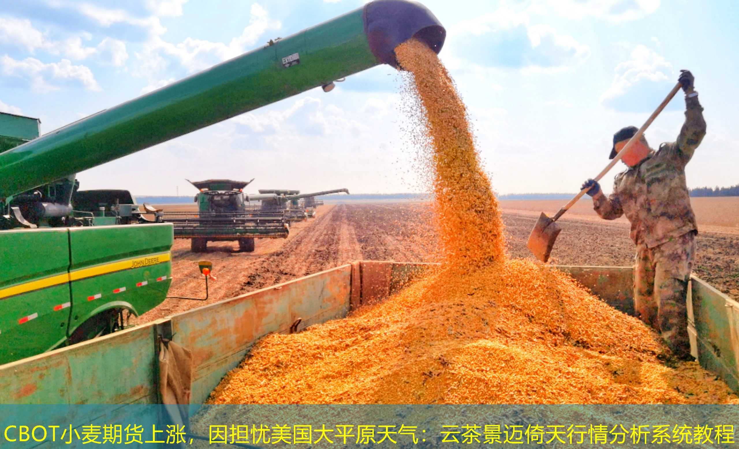 CBOT小麦期货上涨，因担忧美国大平原天气：云茶景迈倚天行情分析系统教程