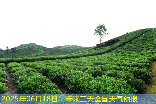 2025年06月18日：未来三天全国天气预报
