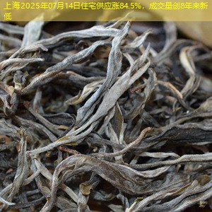 上海2025年07月14日住宅供应涨84.5%，成交量创8年来新低