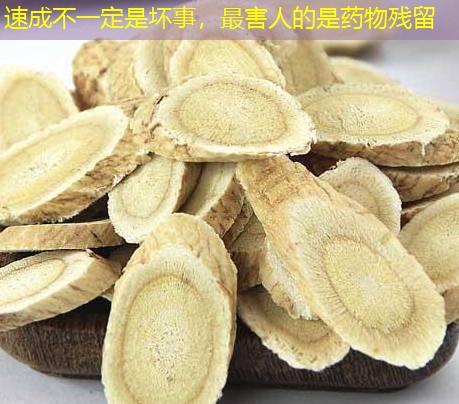 速成不一定是坏事，最害人的是药物残留