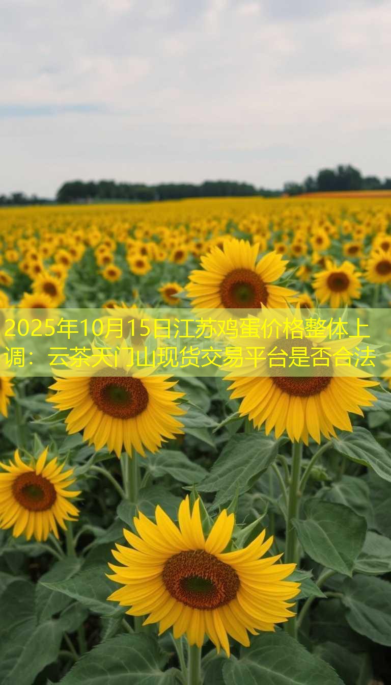 2025年10月15日江苏鸡蛋价格整体上调：云茶天门山现货交易平台是否合法