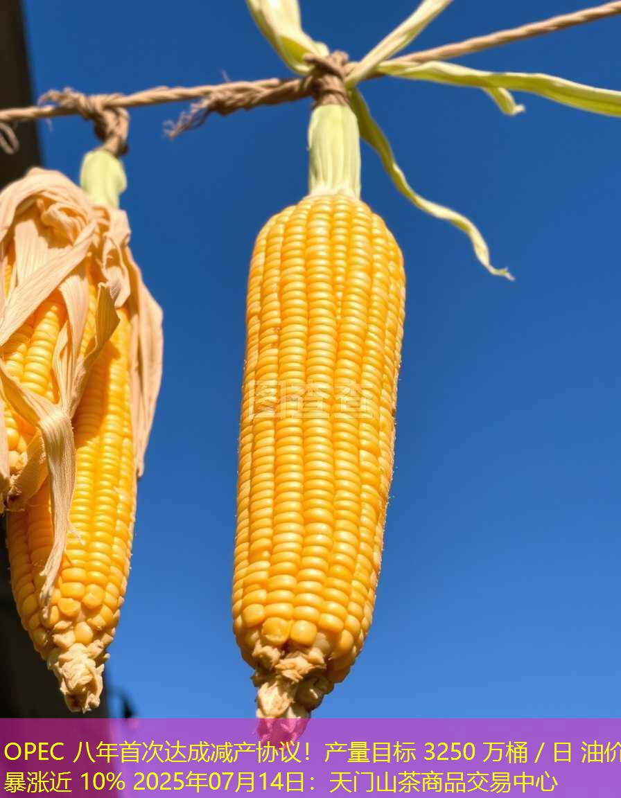OPEC 八年首次达成减产协议！产量目标 3250 万桶／日 油价暴涨近 10% 2025年07月14日：天门山茶商品交易中心
